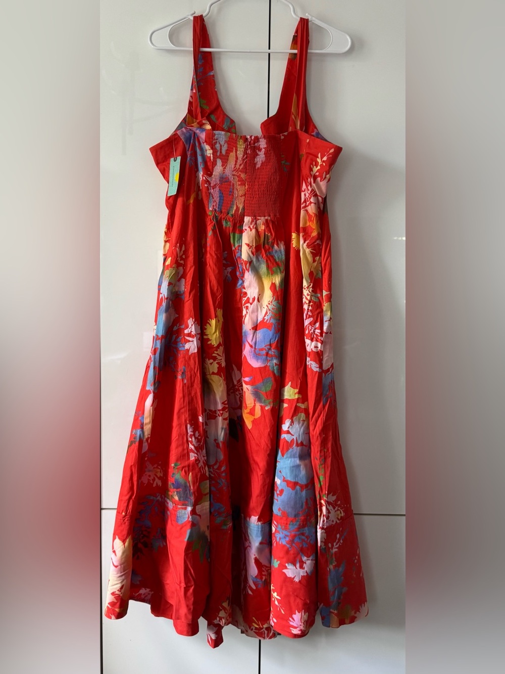 NWT Size 2X - Anthropologie Cotton Sweetheart floral Midi Dress (US$ 168) - Picture 5 of 14
